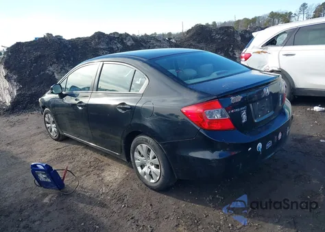 2012 Honda Civic Lx из США, поврежденный, VIN 19XFB2F55CE347869